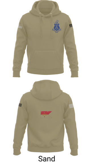 Hoodie, Pershing Rifles Troop L-1, , Teamtime, Team time, sublimation, custom sports apparel, team uniforms, spirit wear, spiritwear, sports uniforms, custom shirts, team store, custom team store, fundraiser sports, apparel fundraiser