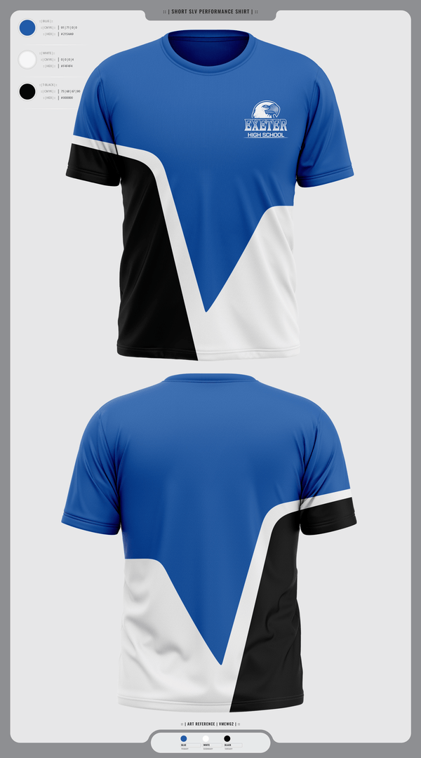 Short Sleeve Performance Shirt, Exeter Township Senior High School Field Hockey, Field Hockey, Teamtime, Team time, sublimation, custom sports apparel, team uniforms, spirit wear, spiritwear, sports uniforms, custom shirts, team store, custom team store, fundraiser sports, apparel fundraiser