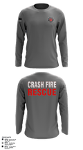 ISA Air base Fire Dept. 19172110 Long Sleeve Performance Shirt 68