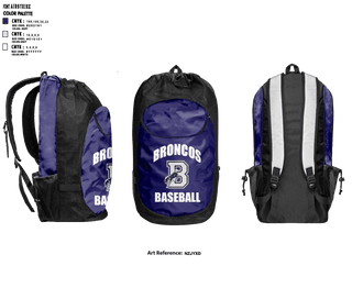 Gear Bag, Burrillville High School Broncos Baseball, Baseball, Teamtime, Team time, sublimation, custom sports apparel, team uniforms, spirit wear, spiritwear, sports uniforms, custom shirts, team store, custom team store, fundraiser sports, apparel fundraiser
