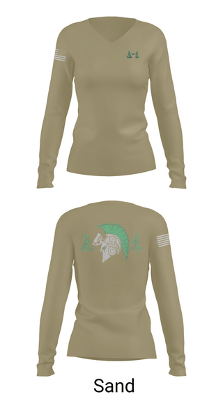 Womens Long Sleeve Vneck Shirt, Greeks, Army, Teamtime, Team time, sublimation, custom sports apparel, team uniforms, spirit wear, spiritwear, sports uniforms, custom shirts, team store, custom team store, fundraiser sports, apparel fundraiser