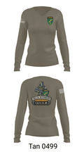 D Co 436th CA BN 62553628 Women's Long Sleeve V-neck Shirt - 77