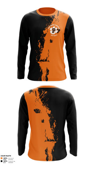 Long Sleeve Performance Shirt, Pine Prairie Panthers Softball, Softball, Teamtime, Team time, sublimation, custom sports apparel, team uniforms, spirit wear, spiritwear, sports uniforms, custom shirts, team store, custom team store, fundraiser sports, apparel fundraiser