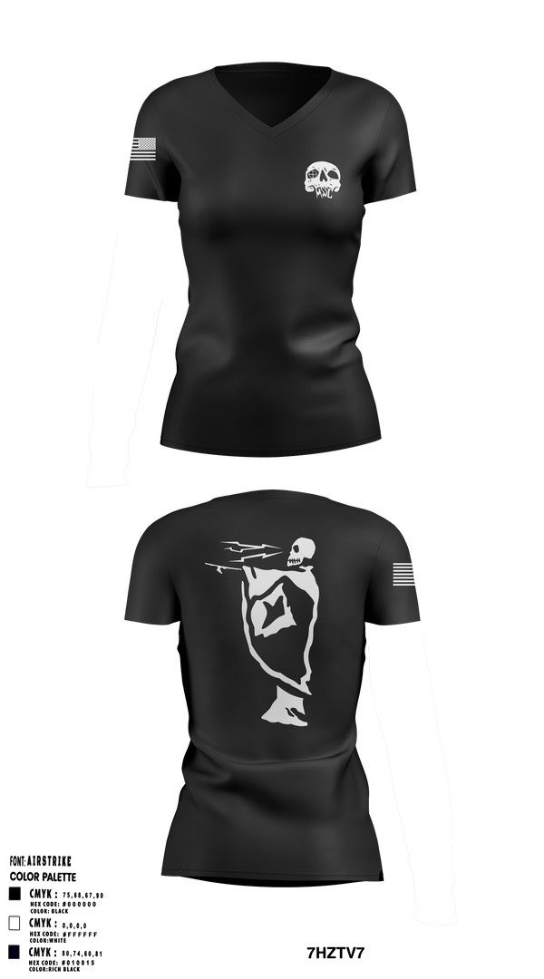 Womens Short Sleeve Vneck Shirt, First battalion first Marines, , Teamtime, Team time, sublimation, custom sports apparel, team uniforms, spirit wear, spiritwear, sports uniforms, custom shirts, team store, custom team store, fundraiser sports, apparel fundraiser