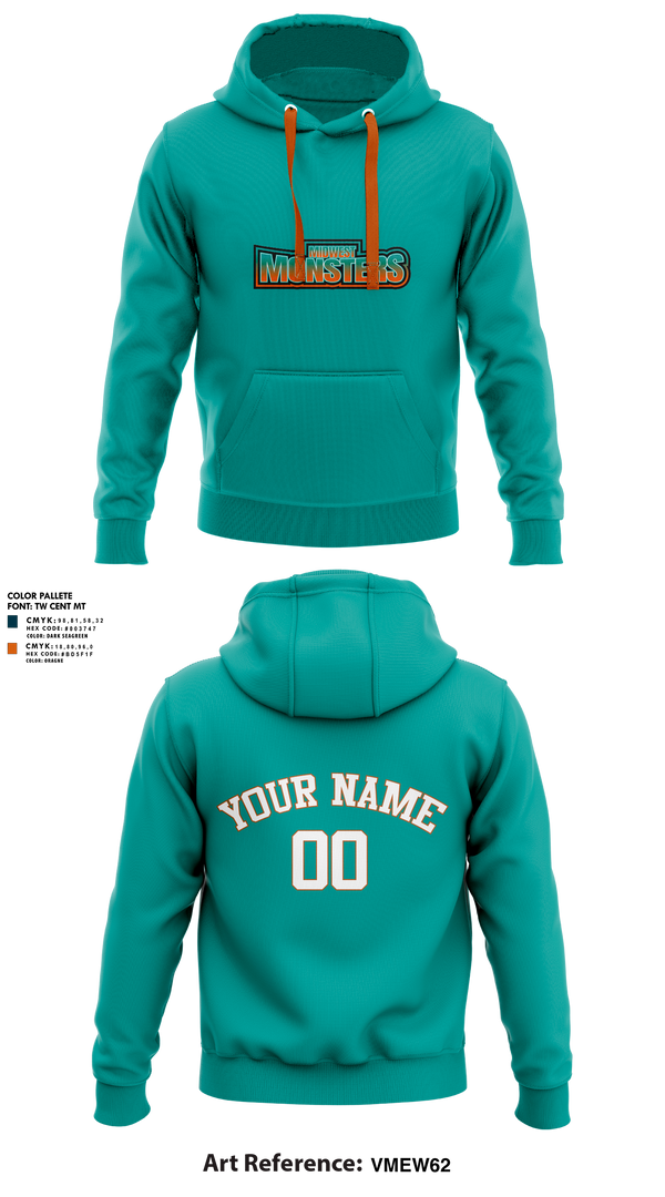 Hoodie, Midwest Monsters, Men's Basketball, Teamtime, Team time, sublimation, custom sports apparel, team uniforms, spirit wear, spiritwear, sports uniforms, custom shirts, team store, custom team store, fundraiser sports, apparel fundraiser