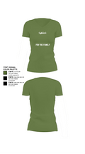 For The Family 85237509 Women's Short Sleeve V-neck Shirt - 42