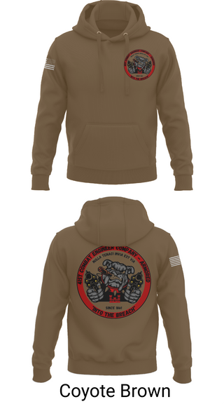 Hoodie, 41st CEC-A, Army, Teamtime, Team time, sublimation, custom sports apparel, team uniforms, spirit wear, spiritwear, sports uniforms, custom shirts, team store, custom team store, fundraiser sports, apparel fundraiser