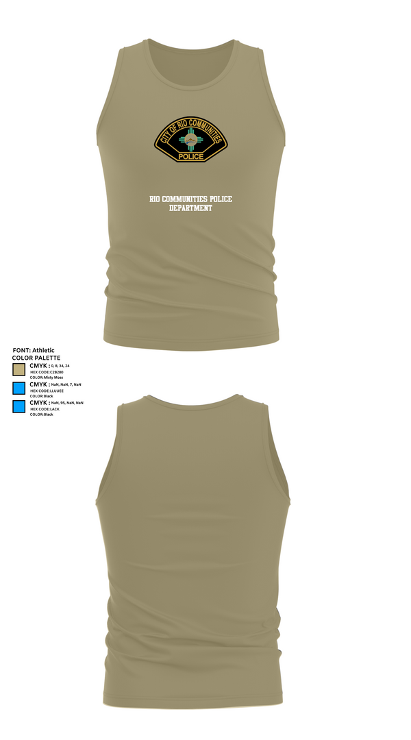 Tank Top, Rio Communities Police Department, , Teamtime, Team time, sublimation, custom sports apparel, team uniforms, spirit wear, spiritwear, sports uniforms, custom shirts, team store, custom team store, fundraiser sports, apparel fundraiser
