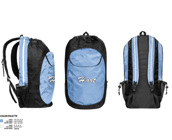 Gear Bag, William S Hart Baseball and Softball, Baseball, Teamtime, Team time, sublimation, custom sports apparel, team uniforms, spirit wear, spiritwear, sports uniforms, custom shirts, team store, custom team store, fundraiser sports, apparel fundraiser