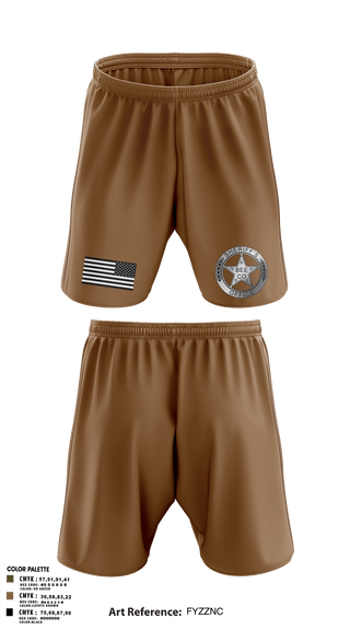 Athletic Shorts With Pockets, Sheriff, , Teamtime, Team time, sublimation, custom sports apparel, team uniforms, spirit wear, spiritwear, sports uniforms, custom shirts, team store, custom team store, fundraiser sports, apparel fundraiser
