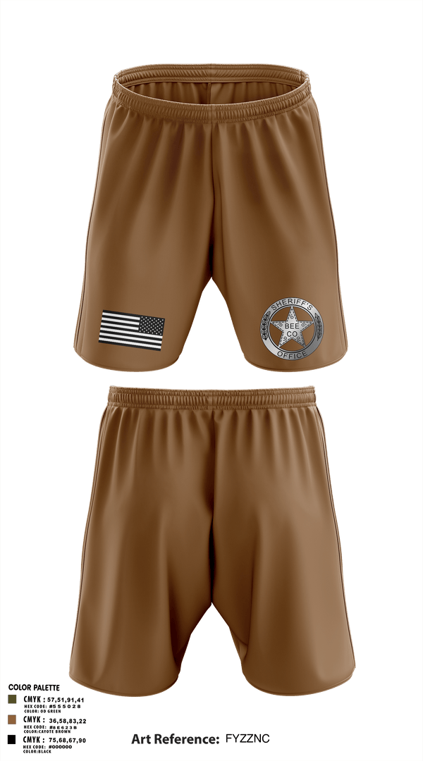 Athletic Shorts With Pockets, Sheriff, , Teamtime, Team time, sublimation, custom sports apparel, team uniforms, spirit wear, spiritwear, sports uniforms, custom shirts, team store, custom team store, fundraiser sports, apparel fundraiser