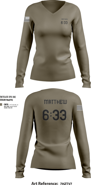 Womens Long Sleeve Vneck Shirt, Liberty, , Teamtime, Team time, sublimation, custom sports apparel, team uniforms, spirit wear, spiritwear, sports uniforms, custom shirts, team store, custom team store, fundraiser sports, apparel fundraiser