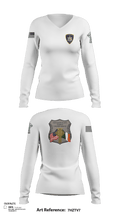 NYS Court Officer 64185384 Women's Long Sleeve V-neck Shirt - 11