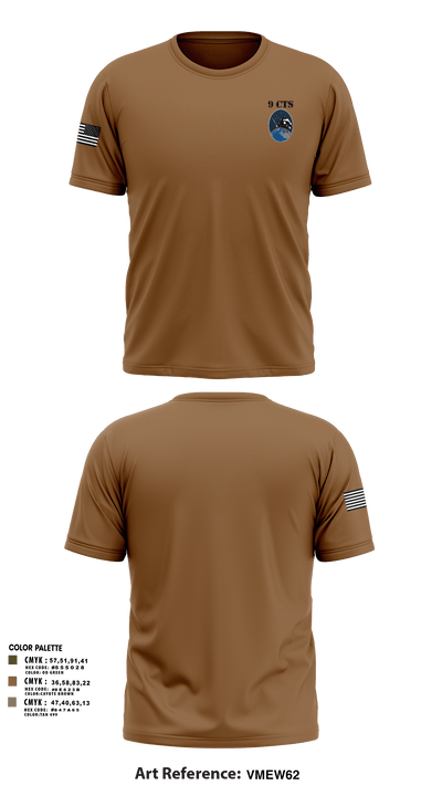 9 CTS Short Sleeve Performance Shirt - 2