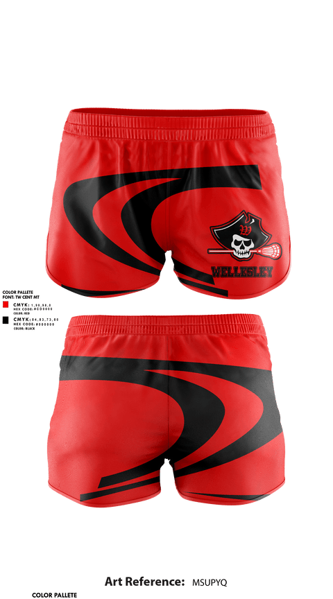 Womens Shorts, Wellesley High School Lacrosse, Men's Lacrosse, Teamtime, Team time, sublimation, custom sports apparel, team uniforms, spirit wear, spiritwear, sports uniforms, custom shirts, team store, custom team store, fundraiser sports, apparel fundraiser