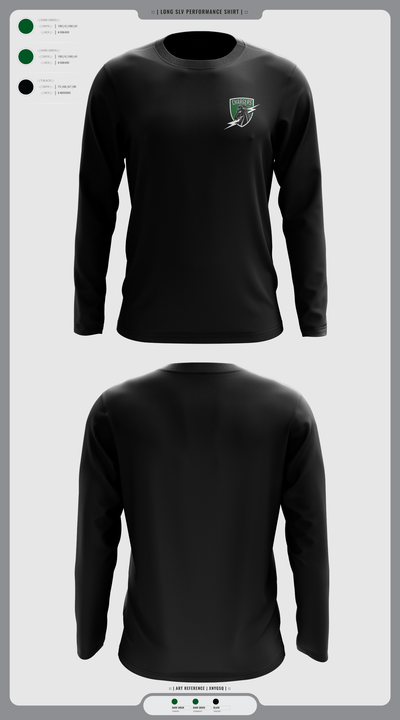 Howell Cheney Technical High School  Boys Volleyball 58160023 Long Sleeve Performance Shirt 2