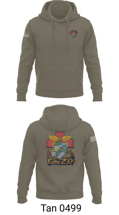 Echo Company 232nd battalion 37509624 Hoodie - 78
