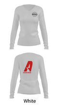 THE ARMORED LEAGUE 75061922 Women's Long Sleeve V-neck Shirt - 16