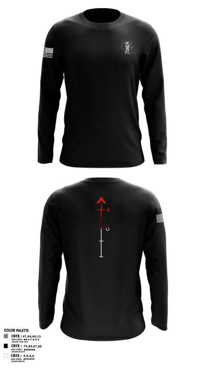 WIARNG Marksmanship 12854544 Long Sleeve Performance Shirt 107