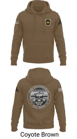 Hoodie, Fire Controlman, Navy, Teamtime, Team time, sublimation, custom sports apparel, team uniforms, spirit wear, spiritwear, sports uniforms, custom shirts, team store, custom team store, fundraiser sports, apparel fundraiser