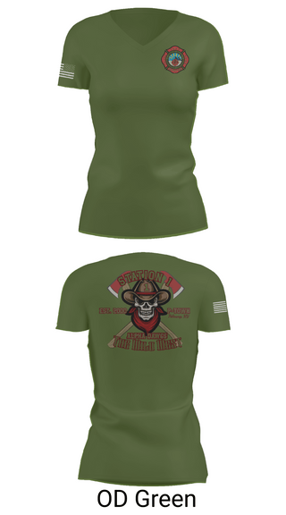 Womens Short Sleeve Vneck Shirt, PVFR, , Teamtime, Team time, sublimation, custom sports apparel, team uniforms, spirit wear, spiritwear, sports uniforms, custom shirts, team store, custom team store, fundraiser sports, apparel fundraiser