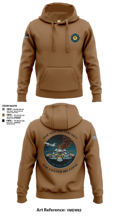 ISA Air base Fire Dept. 19172110 Hoodie - 65