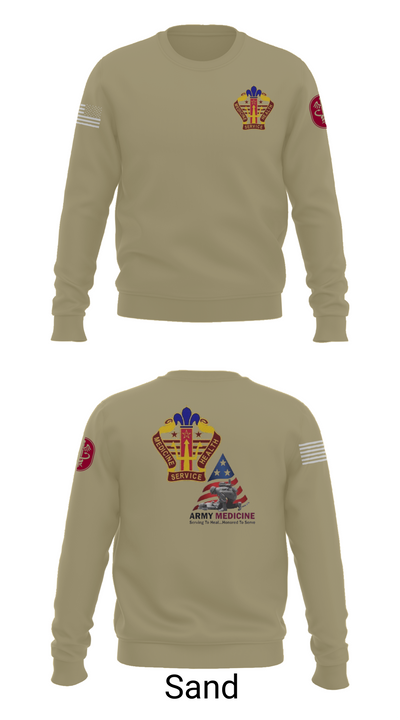 USA MEDDAC KAHC 77066596 Crew Neck Sweatshirt - 85