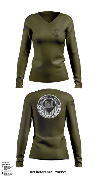 Womens Long Sleeve Vneck Shirt, Bco, , Teamtime, Team time, sublimation, custom sports apparel, team uniforms, spirit wear, spiritwear, sports uniforms, custom shirts, team store, custom team store, fundraiser sports, apparel fundraiser