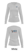 Nitty Gritty Window washing 58808848 Women's Long Sleeve V-neck Shirt - 16