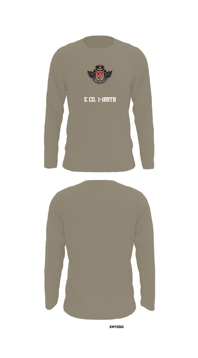 E co. 1-189th 4920111 Long Sleeve Performance Shirt 69