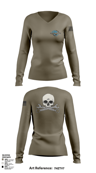 Womens Long Sleeve Vneck Shirt, Helius, , Teamtime, Team time, sublimation, custom sports apparel, team uniforms, spirit wear, spiritwear, sports uniforms, custom shirts, team store, custom team store, fundraiser sports, apparel fundraiser