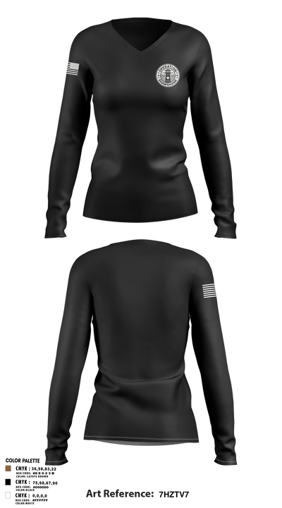 Operation Shawshank Women's Long Sleeve V-neck Shirt - 6