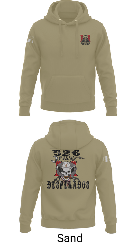 Hoodie, 526th ECC Desperados FMT, , Teamtime, Team time, sublimation, custom sports apparel, team uniforms, spirit wear, spiritwear, sports uniforms, custom shirts, team store, custom team store, fundraiser sports, apparel fundraiser