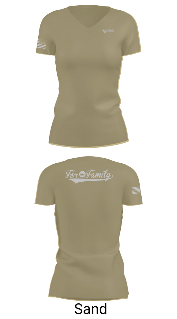 Womens Short Sleeve Vneck Shirt, For The Family, , Teamtime, Team time, sublimation, custom sports apparel, team uniforms, spirit wear, spiritwear, sports uniforms, custom shirts, team store, custom team store, fundraiser sports, apparel fundraiser