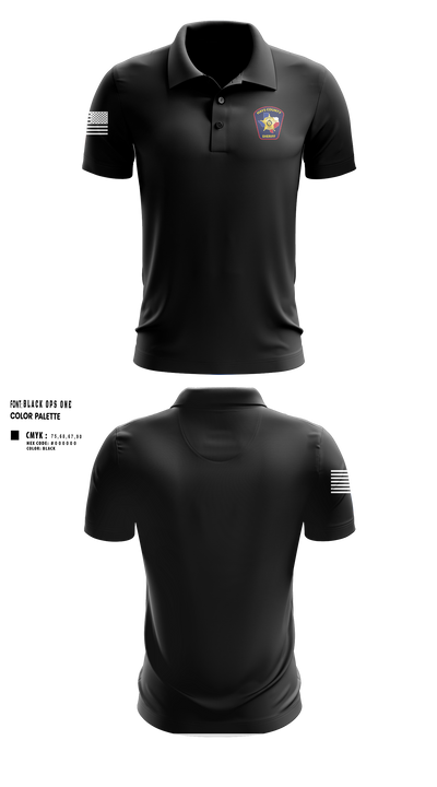 Hays County Sheriff’s Office 39669531 Short Sleeve Performance Polo - 302
