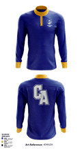 Clarksville Academy Tennis 96269998 Quarter Zip Jacket - 1