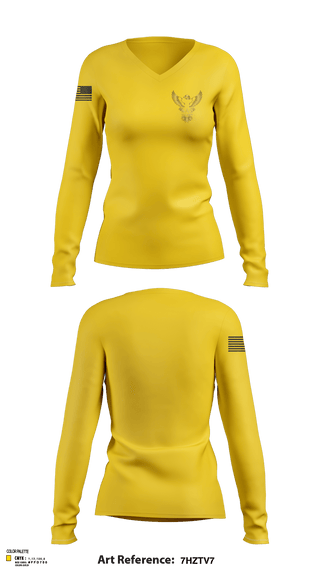 Womens Long Sleeve Vneck Shirt, S.A.S.Security, , Teamtime, Team time, sublimation, custom sports apparel, team uniforms, spirit wear, spiritwear, sports uniforms, custom shirts, team store, custom team store, fundraiser sports, apparel fundraiser