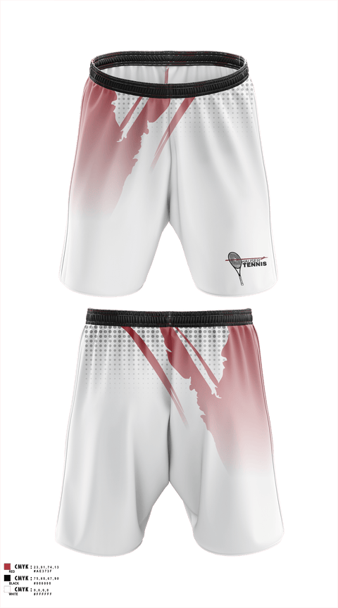 Athletic Shorts With Pockets, Hauser High School Tennis, Tennis, Teamtime, Team time, sublimation, custom sports apparel, team uniforms, spirit wear, spiritwear, sports uniforms, custom shirts, team store, custom team store, fundraiser sports, apparel fundraiser