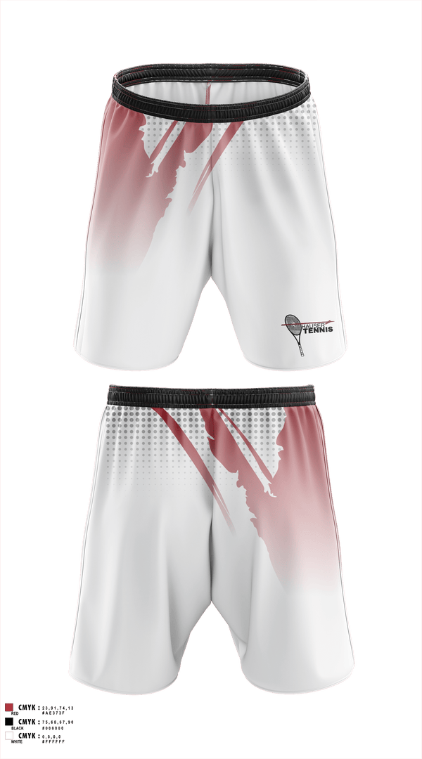 Athletic Shorts With Pockets, Hauser High School Tennis, Tennis, Teamtime, Team time, sublimation, custom sports apparel, team uniforms, spirit wear, spiritwear, sports uniforms, custom shirts, team store, custom team store, fundraiser sports, apparel fundraiser