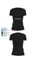 Enchanted Landscaping 93960707 Women's Short Sleeve V-neck Shirt - 37