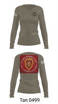 25th infantry division C-Btry 1/8 FA 8241745 Women's Long Sleeve V-neck Shirt - 77