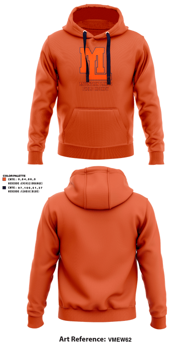 Mountain Lakes High School Field Hockey 16419358 Hoodie - 1