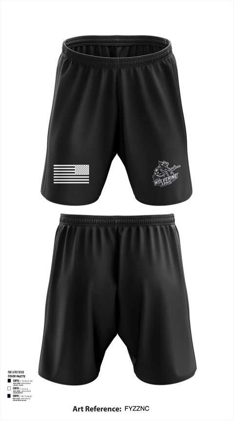 Athletic Shorts With Pockets, Wolverine Arms, , Teamtime, Team time, sublimation, custom sports apparel, team uniforms, spirit wear, spiritwear, sports uniforms, custom shirts, team store, custom team store, fundraiser sports, apparel fundraiser