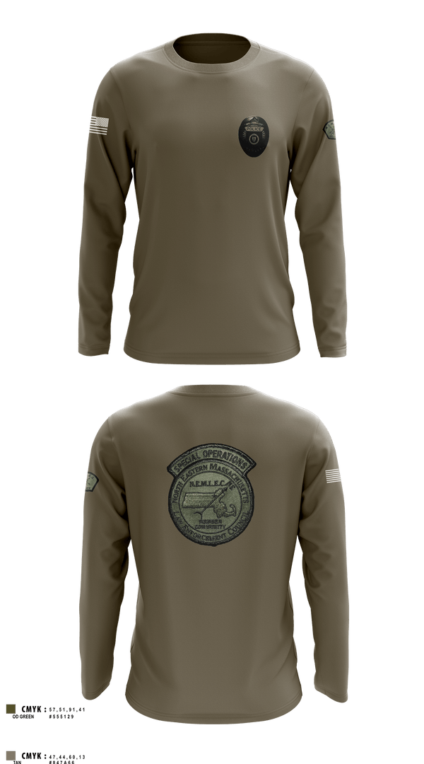 Long Sleeve Performance Shirt, NEMLEC SWAT, , Teamtime, Team time, sublimation, custom sports apparel, team uniforms, spirit wear, spiritwear, sports uniforms, custom shirts, team store, custom team store, fundraiser sports, apparel fundraiser