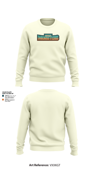 Crew Neck Sweatshirt, Midwest Monsters, Men's Basketball, Teamtime, Team time, sublimation, custom sports apparel, team uniforms, spirit wear, spiritwear, sports uniforms, custom shirts, team store, custom team store, fundraiser sports, apparel fundraiser