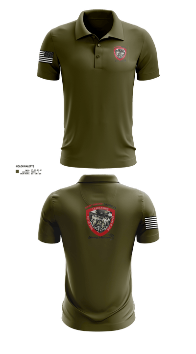 Northwest Georgia Young Marines 76347132 Short Sleeve Performance Polo - 1