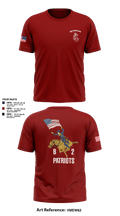 B2 Patriots no C flag Old School Cotton Feel Shirt - 2