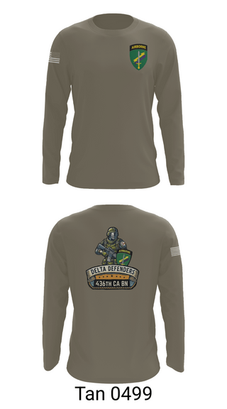 Long Sleeve Performance Shirt, D Co 436th CA BN, , Teamtime, Team time, sublimation, custom sports apparel, team uniforms, spirit wear, spiritwear, sports uniforms, custom shirts, team store, custom team store, fundraiser sports, apparel fundraiser