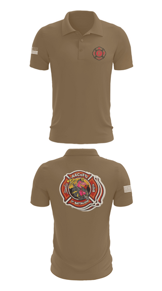 Short Sleeve Performance Polo, Glen Burnie, Fire Department, Teamtime, Team time, sublimation, custom sports apparel, team uniforms, spirit wear, spiritwear, sports uniforms, custom shirts, team store, custom team store, fundraiser sports, apparel fundraiser