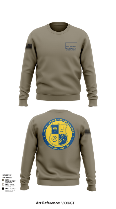 Naval Research Lab 68705363 Crew Neck Sweatshirt - 105